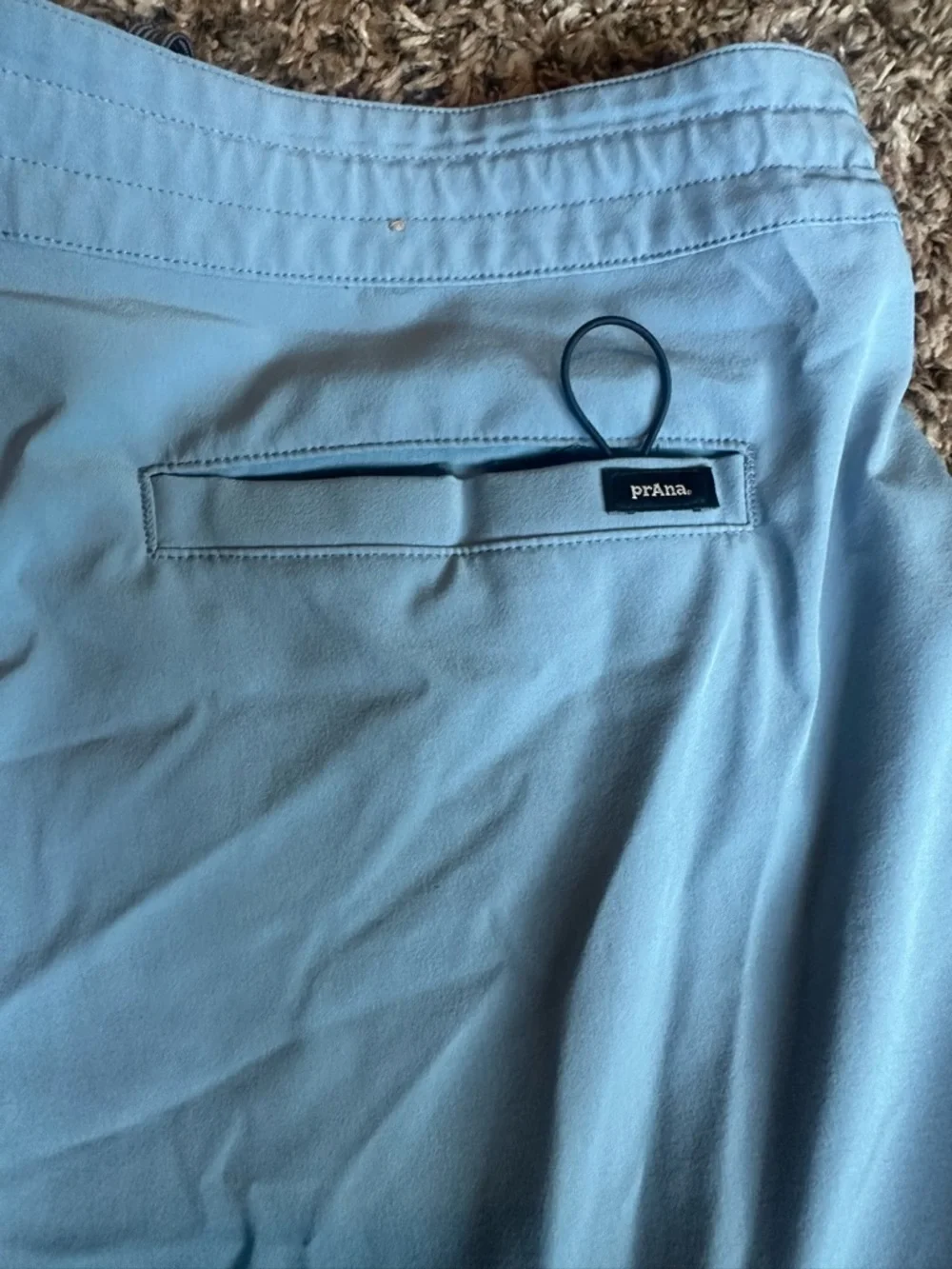 PrAna Men's Light Blue Hybrid board Shorts